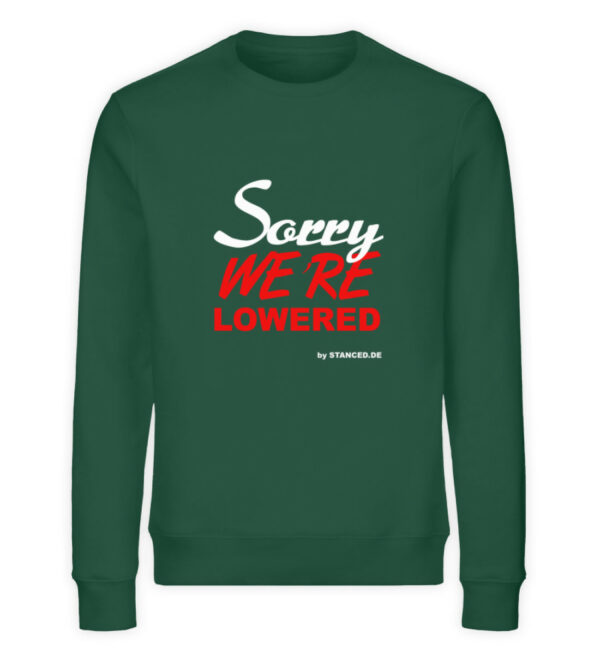 SORRY we´re lowered - Unisex Organic Sweatshirt-6891
